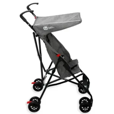 4 Baby Kolay Katlanabilen Eko Baston Bebek Arabası Pembe - 2