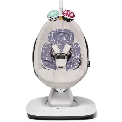 4moms MamaRoo 5.0 Çift Yönlü Yenidoğan Destek Pedi Dark Grey Plus - 4