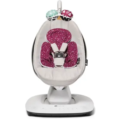 4moms MamaRoo 5.0 Çift Yönlü Yenidoğan Destek Pedi Maroon Plus - 4