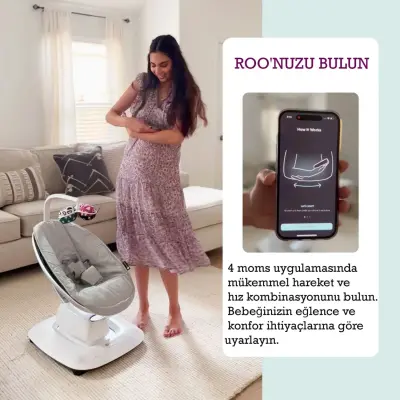 4moms MamaRoo 5.0 Elektrikli Ana Kucağı RoseWood - 2