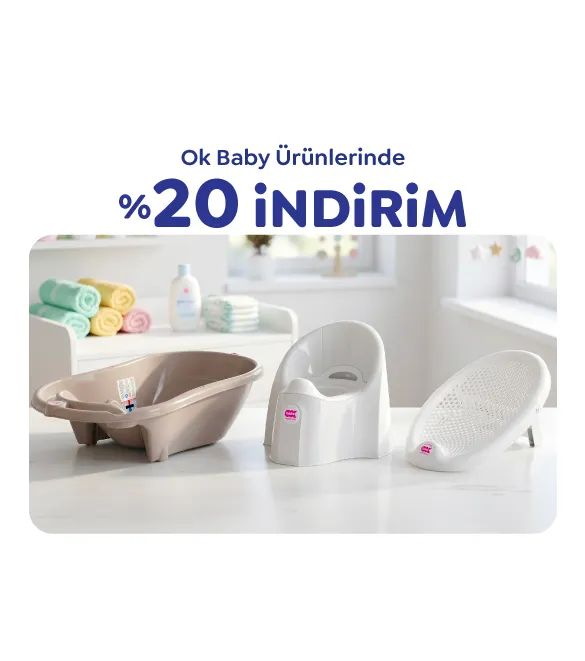 OK BABY ÜRÜNLERİNDE %20 iNDİRİM 