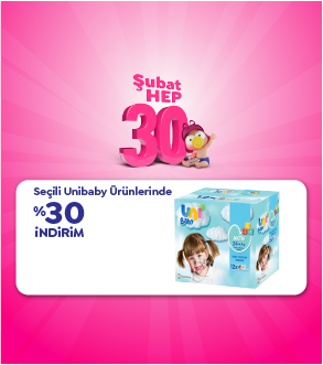 SEÇİLİ UNİBABY ÜRÜNLERİNDE 