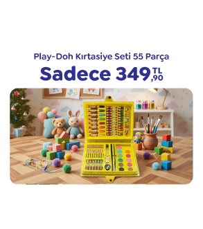 PLAY-DOH KIRTASİYE SETİ 55 PARÇA 
 