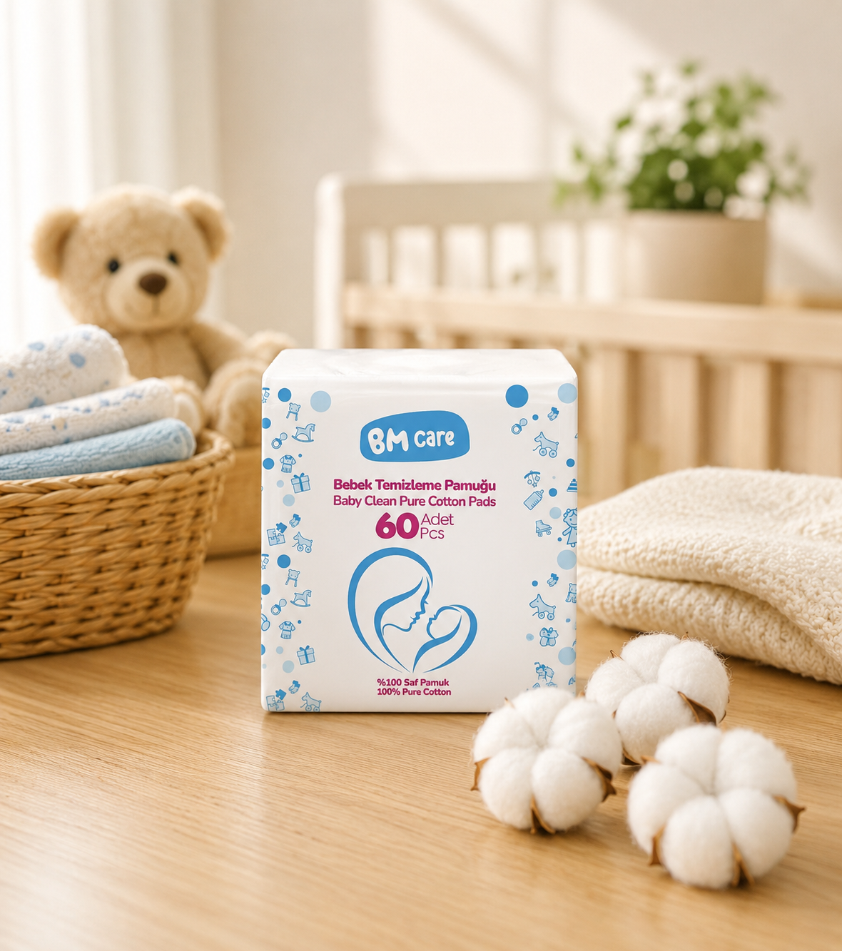 BM Care Temizleme Pamuğu  60'lı 6 Al 5 Öde 
