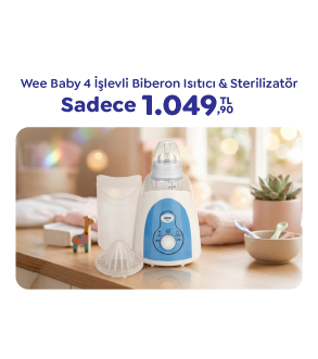 WEE BABY 4 İŞLEVLİ BİBERON ISITICI &amp; STERİLİZATÖR





 