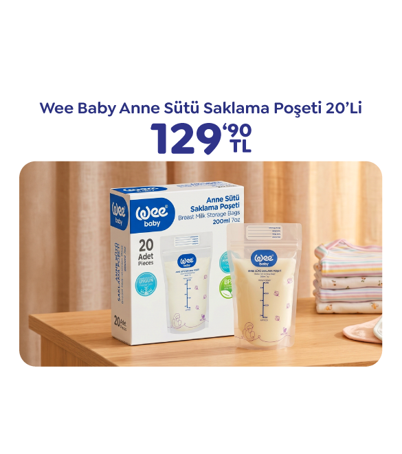 WEE BABY SÜT SAKLAMA POŞETİ 20'Lİ