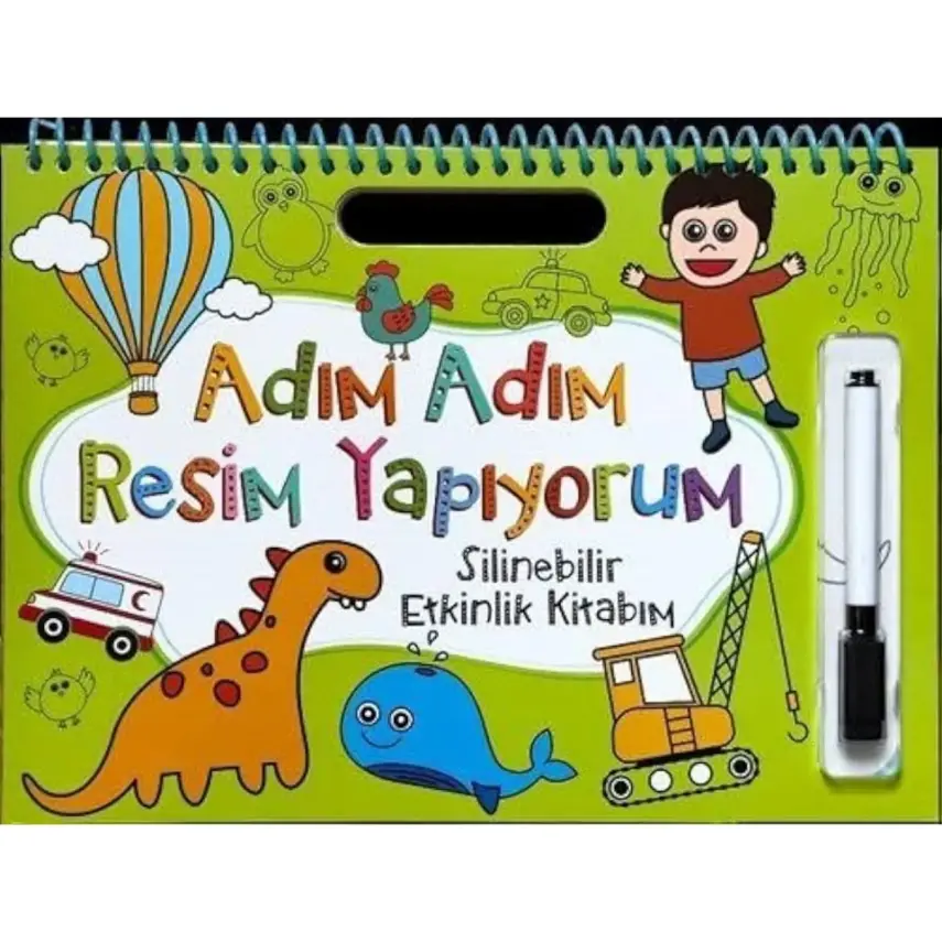 Adım Adım Resim Yapıyorum - Yeşil - 1