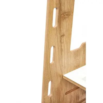 Ahşap Montessori Öğrenme Kulesi 2-6 Yaş Naturel - 5