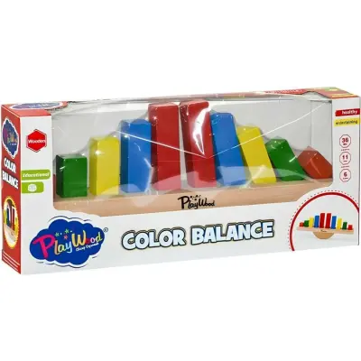 Ahşap Renkli Balans Oyunu - 2