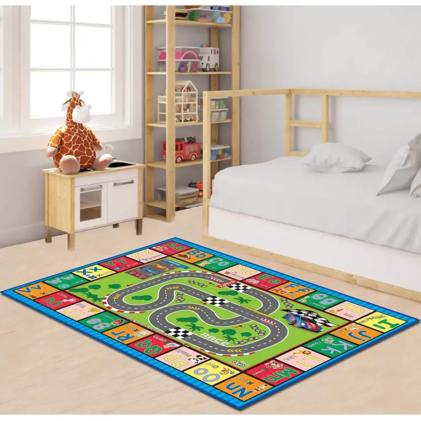 Akar Oyun Halısı Alfabe 100x150cm - 1