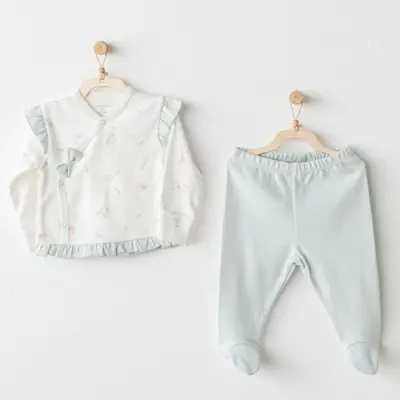 Andy Wawa 2Li Bebek Zıbın Takımı Love Family Mint Unisex