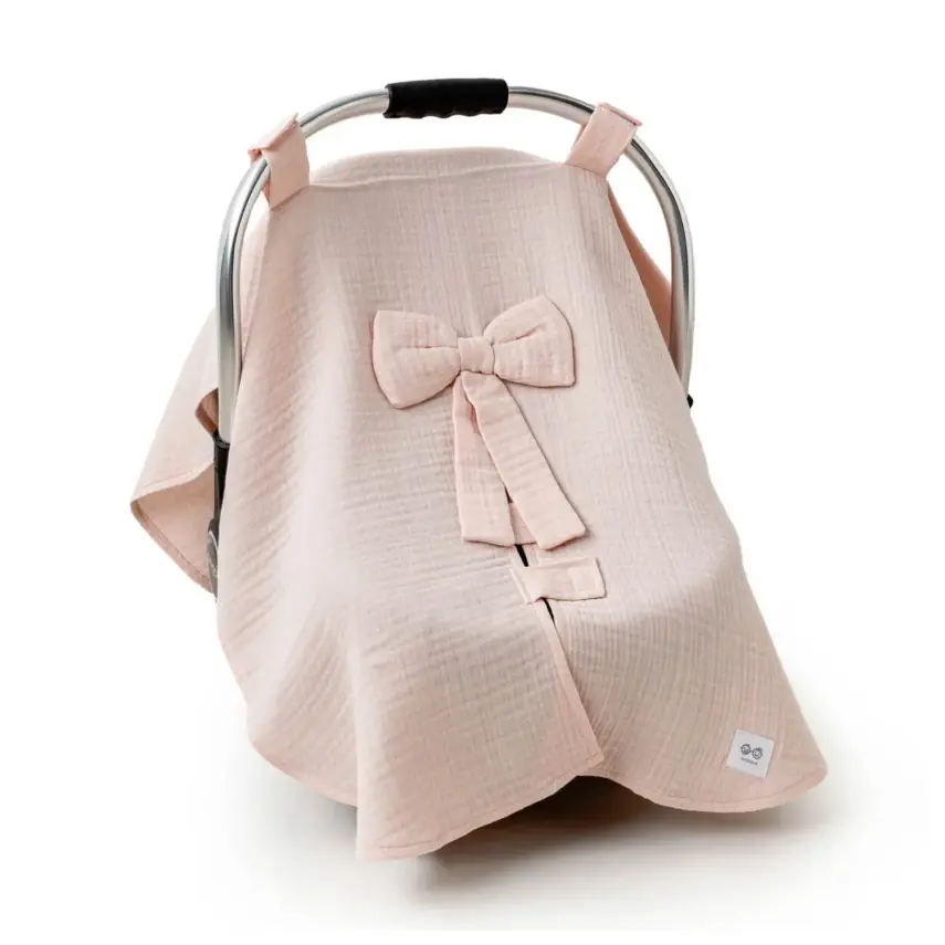 Andy Wawa Ana Kucağı Örtüsü Müslin Home Pembe - 1