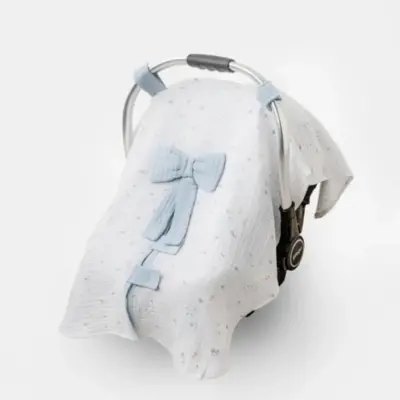 Andy Wawa Ana Kucağı Örtüsü Müslin Ocean Is My Happy Place Beyaz