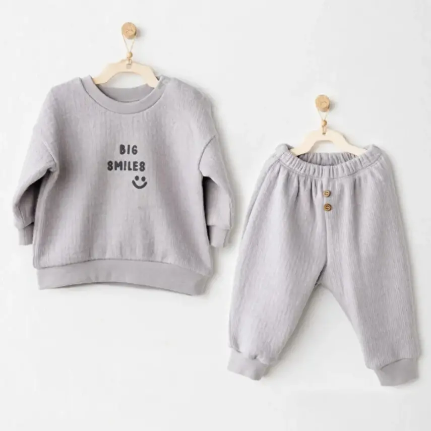 Andy Wawa Erkek 2li Takım Casual Gri - 1