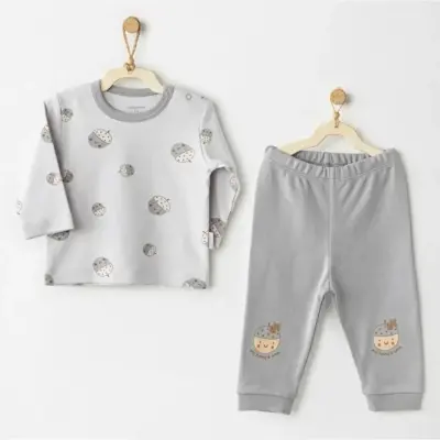 Andy Wawa Erkek 2li Takım Hello Autumn Gri