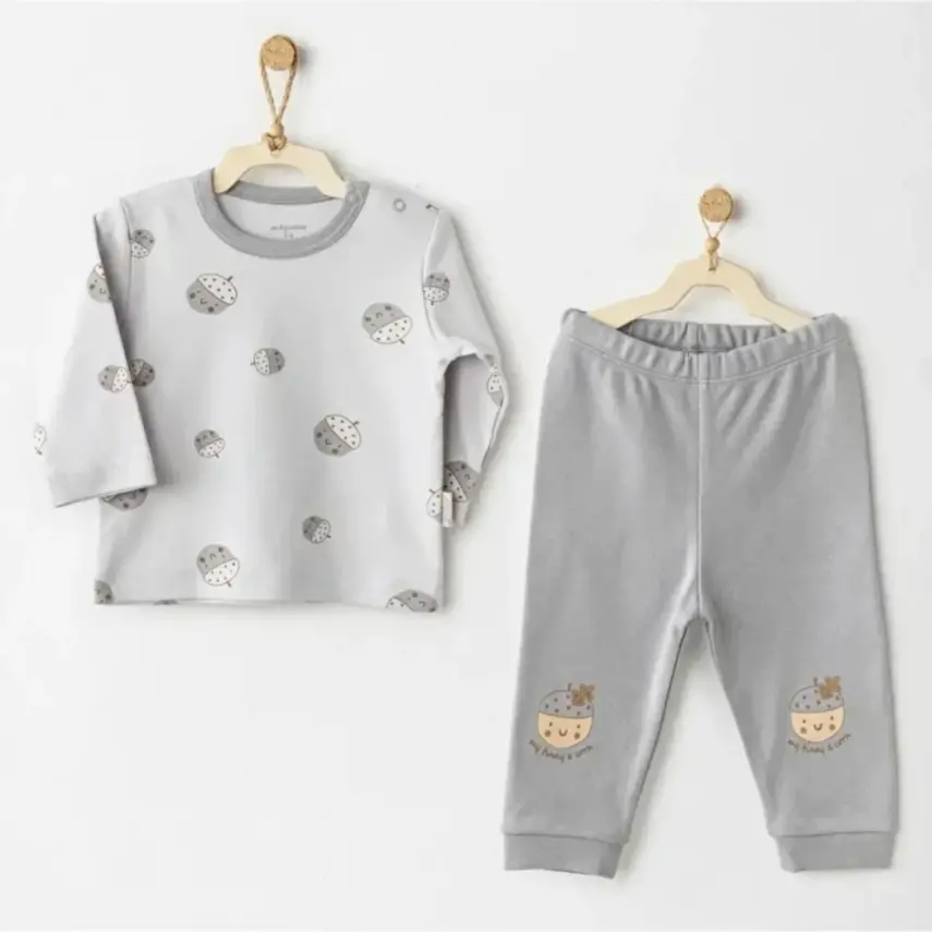 Andy Wawa Erkek 2li Takım Hello Autumn Gri - 1