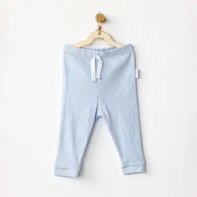 Andy Wawa Erkek Bebek Pantolon Jacquard Basic Mavi - 2