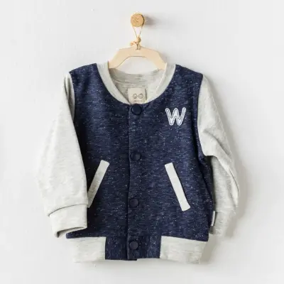 Andy Wawa Erkek Ceket Be Strong Lacivert - Gri