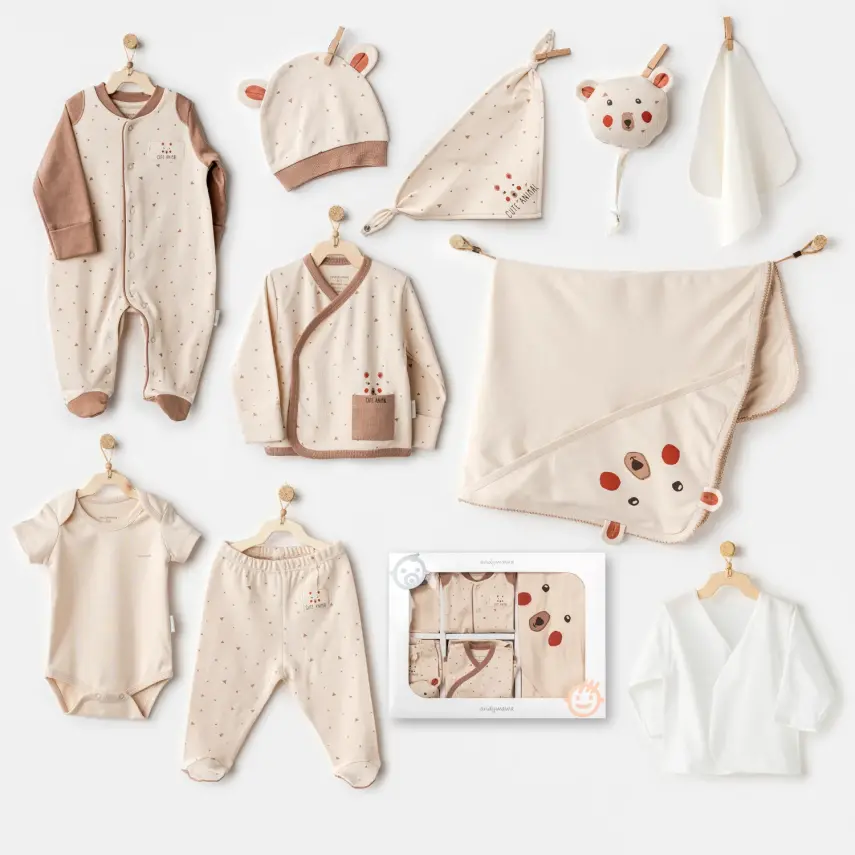 Andy Wawa Erkek Hastane Çıkışı 10lu Adventurous Bear Bej - 1