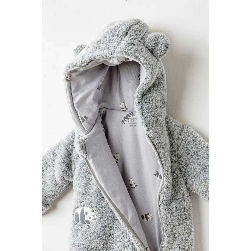 Andy Wawa Erkek Kozmonot Pramsuit Welsoft Keep Smiling Gri - 2