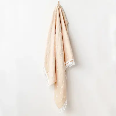 Andy Wawa Erkek Müslin Battaniye Smil All Day 90x85cm Bej 