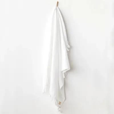 Andy Wawa Erkek Müslin Battaniye Smil All Day 90x85cm Beyaz