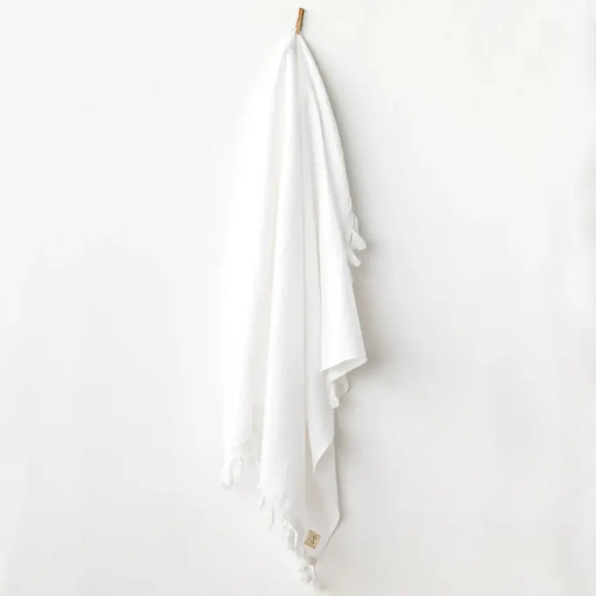 Andy Wawa Erkek Müslin Battaniye Smil All Day 90x85cm Beyaz - 1