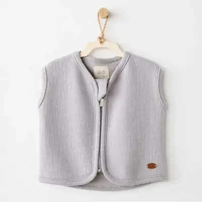 Andy Wawa Erkek Yelek Casual Gri