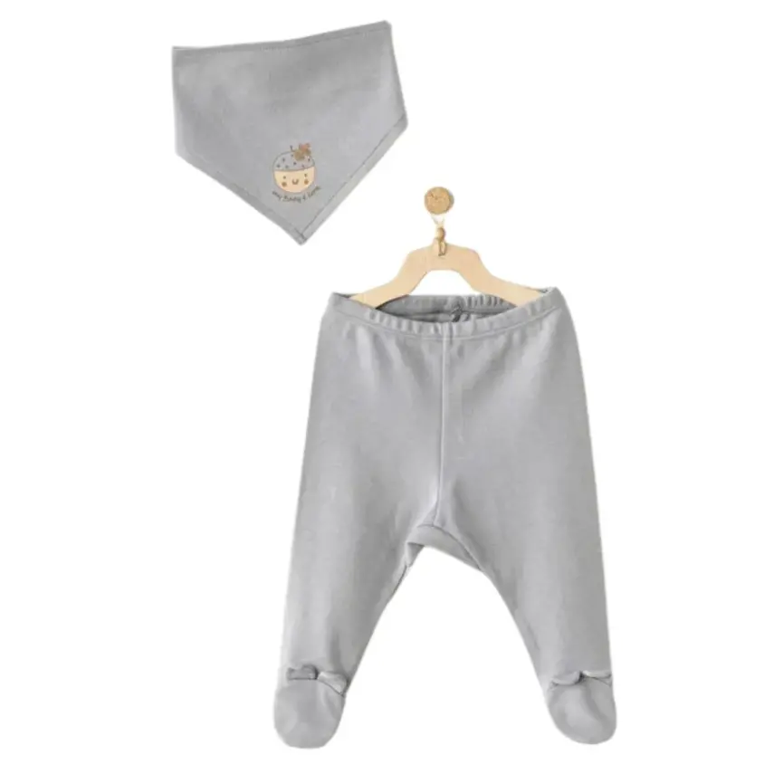 Andy Wawa Erkek Zıbın Takımı 3lü Hello Autumn Gri - 3