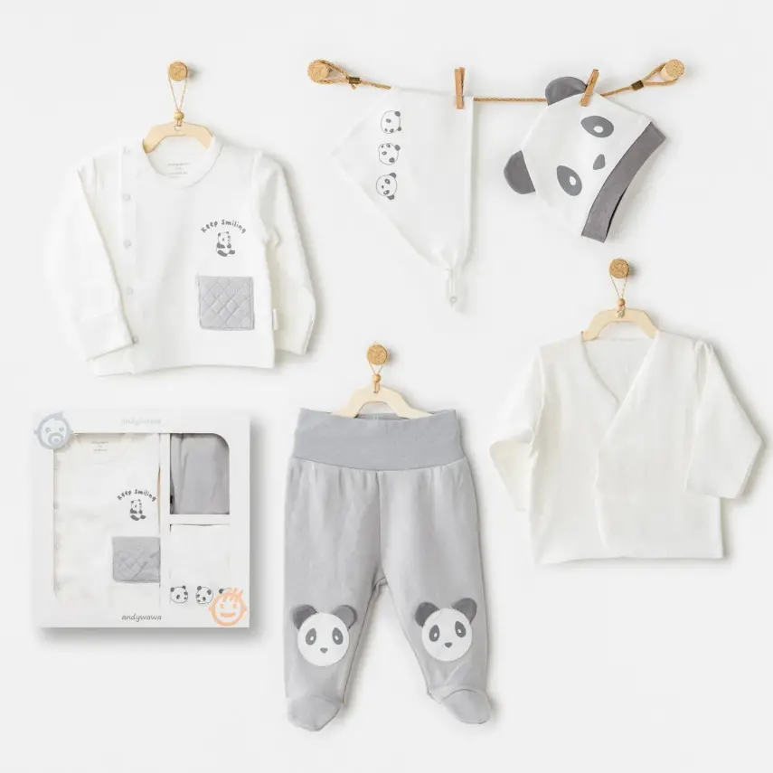 Andy Wawa Hastane Çıkışı 5li Keep Smiling Gri - 1