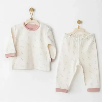 Andy Wawa Kız 2li Takım Mon Petit Amour Ekru - 4