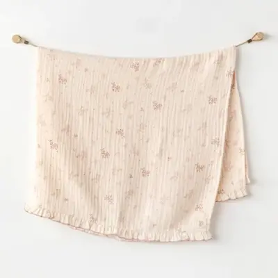 Andy Wawa Kız Battaniye Pretty Flowers 120x90cm Açık Somon