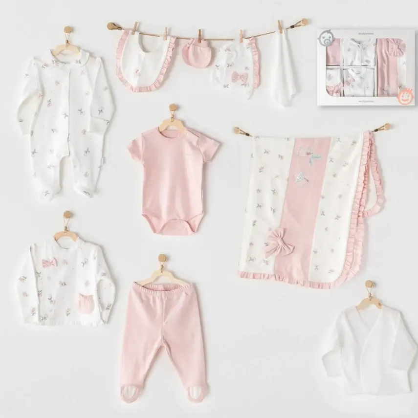 Andy Wawa Kız Bebek 10lu Hastane Çıkışı Fairy Pembe - 1