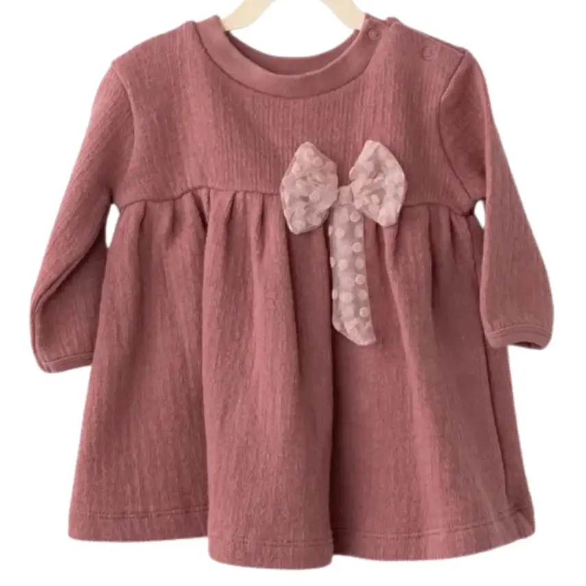 Andy Wawa Kız Elbise Casual Gül Kurusu - 2