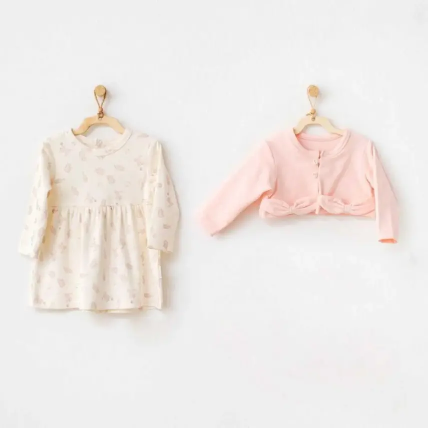 Andy Wawa Kız Elbise Meow Pembe - 2