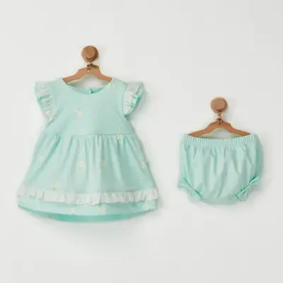 Andy Wawa Kız Elbise Takımı Summer Paradise Mint