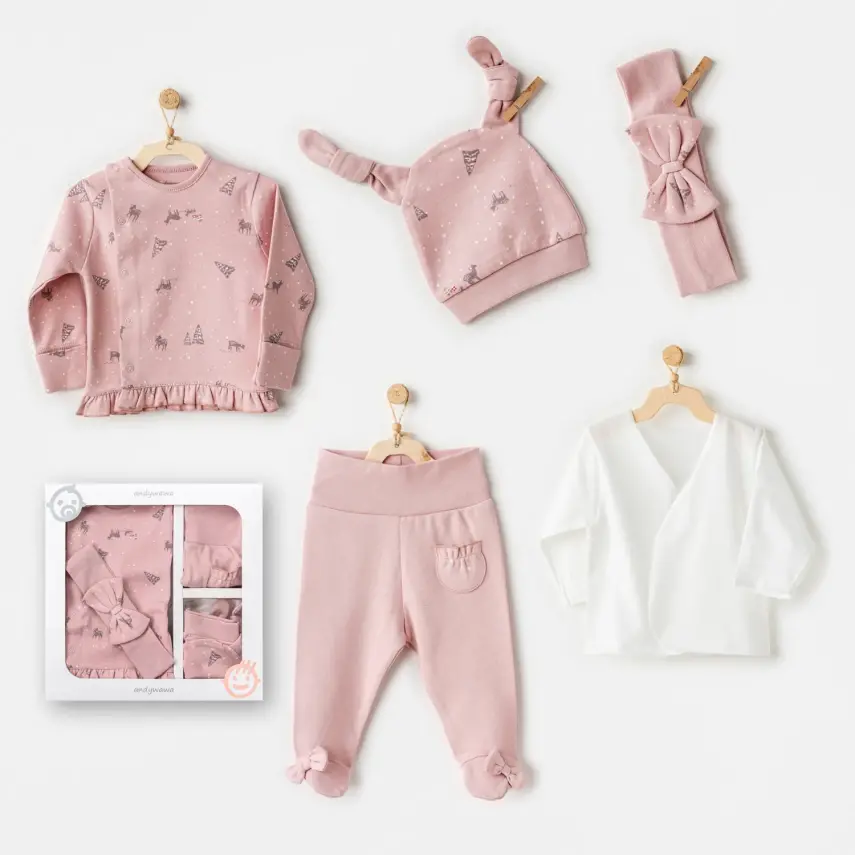 Andy Wawa Kız Hastane Çıkışı 5li Puppy Gazelle Pembe - 1