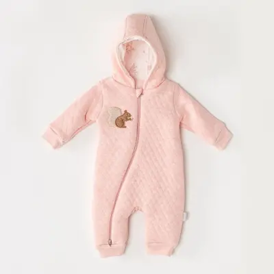 Andy Wawa Kız Kozmonot Squirrels In The Forest Pembe