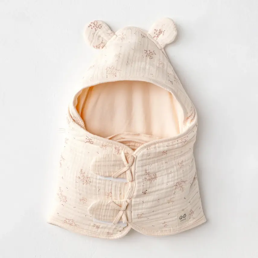 Andy Wawa Kız Kundak Pretty Flowers Açık Somon - 1