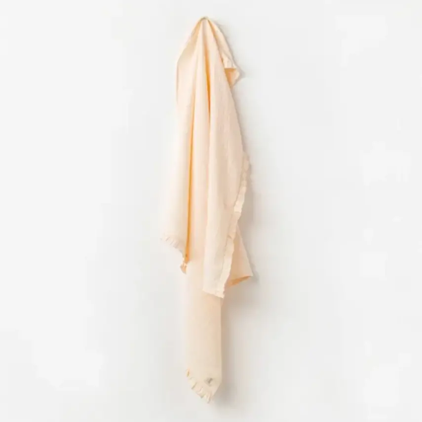 Andy Wawa Kız Müslin Battaniye Pretty Flowers 95x85cm Açık Somon - 1