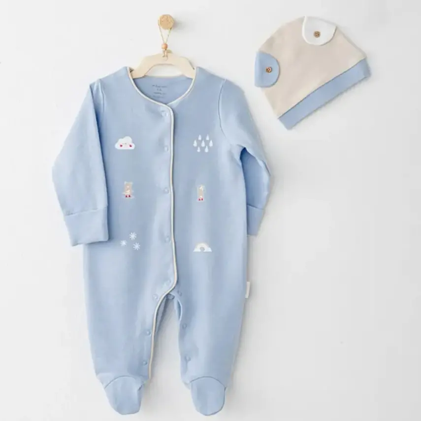 Andy Wawa Tulum Şapka Takım Rainbow Mavi - 1