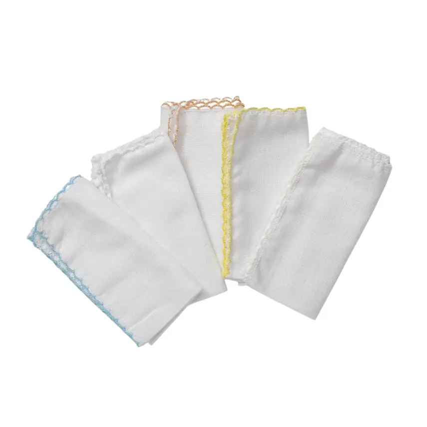 Andy Wawa Unisex Ağız Mendili 5li Basic 25x25cm Mavi - 1