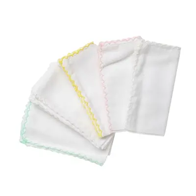 Andy Wawa Unisex Ağız Mendili 5li Basic 25x25cm Pembe