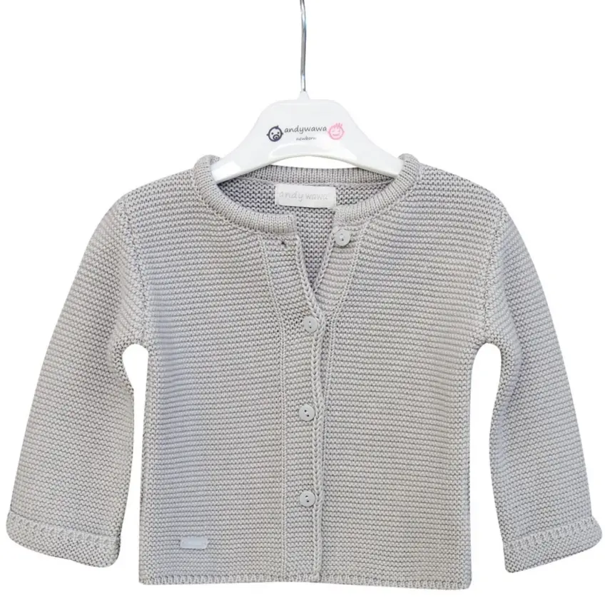 Andy Wawa Unisex Ceket Basic Gri Melanj - 1