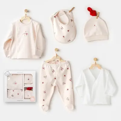 Andy Wawa Unisex Hastane Çıkışı 5li Penguin Ekru