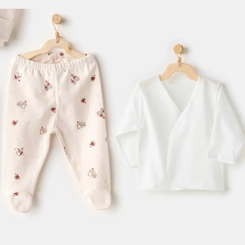 Andy Wawa Unisex Hastane Çıkışı 5li Penguin Ekru - 3