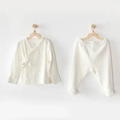 Andy Wawa Unisex İç - Dış Zıbın Modal Ekru