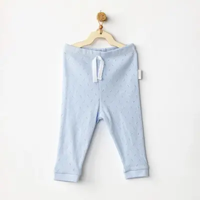 Andy Wawa Unisex Pantolon Jacquard Basic Mavi 