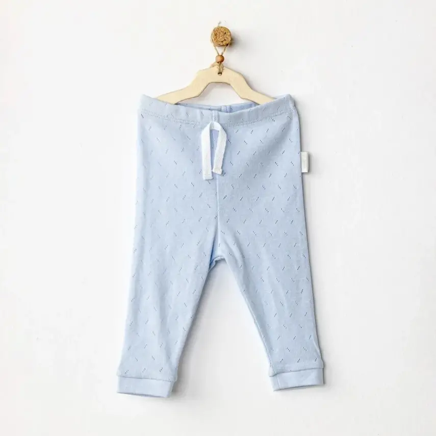 Andy Wawa Unisex Pantolon Jacquard Basic Mavi - 3