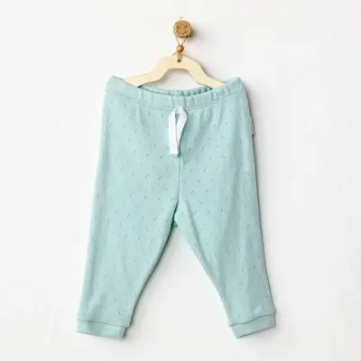 Andy Wawa Unisex Pantolon Jacquard Basic Yeşil 